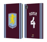 Head Case Designs Licenza Ufficiale Aston Villa Football Club Ezri Konsa Kit Giocatore 2024/25 con Stemma Custodia Cover in Pelle a Portafoglio Compatibile con Apple iPad PRO 11 M4 2024