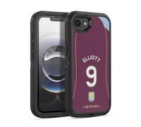 Head Case Designs Licenza Ufficiale Aston Villa Football Club Harvey Elliott 2025/26 Giocatori Divisa Casa 2° Gruppo Custodia Antiurto Ultra Blindata compatibile con Apple iPhone 16e / iPhone 17e