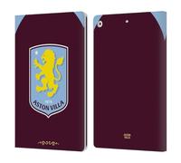 Head Case Designs Licenza Ufficiale Aston Villa Football Club Home Kit per Stemma 2025/26 Custodia Portafoglio in Pelle Compatibile con Apple iPad 10.2 2019/2020/2021