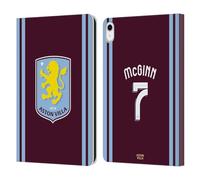Head Case Designs Licenza Ufficiale Aston Villa Football Club John McGinn Kit Giocatore 2024/25 con Stemma Custodia Cover in Pelle a Portafoglio Compatibile con Apple iPad 10.9 (2022)