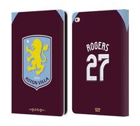 Head Case Designs Licenza Ufficiale Aston Villa Football Club Morgan Rogers 2025/26 Giocatori Home Kit Custodia Portafoglio in Pelle Compatibile con Apple iPad Air 2 (2014)