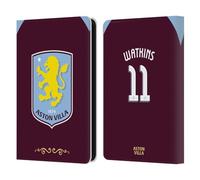 Head Case Designs Licenza Ufficiale Aston Villa Football Club Ollie Watkins 2025/26 Giocatori Home Kit Custodia Portafoglio in Pelle Compatibile con Amazon Kindle 11th Gen 6in 2022