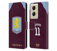 Head Case Designs Licenza Ufficiale Aston Villa Football Club Ollie Watkins 2025/26 Giocatori Home Kit Custodia Portafoglio in Pelle Compatibile con Motorola Moto G Stylus 5G (2024)