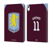 Head Case Designs Licenza Ufficiale Aston Villa Football Club Ollie Watkins 2025/26 Giocatori Home Kit Custodia Portafoglio in Pelle Compatibile con Apple iPad 10.9 2022/2025