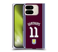 Head Case Designs Licenza Ufficiale Aston Villa Football Club Ollie Watkins Kit Giocatore 2024/25 con Stemma Custodia Cover Dura per Parte Posteriore Compatibile con Google Pixel 9 PRO Fold