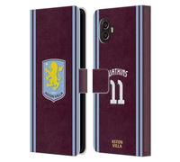 Head Case Designs Licenza Ufficiale Aston Villa Football Club Ollie Watkins Kit Giocatore 2024/25 con Stemma Custodia Cover in Pelle a Portafoglio Compatibile con Samsung Galaxy Xcover6 PRO/Pro2