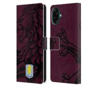 Head Case Designs Licenza Ufficiale Aston Villa Football Club Oversize Design con Stemma 2024 Custodia Portafoglio in Pelle Compatibile con Samsung Galaxy A07