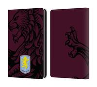 Head Case Designs Licenza Ufficiale Aston Villa Football Club Oversize Design con Stemma 2024 Custodia Cover in Pelle a Portafoglio Compatibile con Amazon Kindle 11th Gen 6in 2022