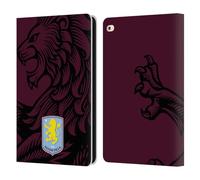 Head Case Designs Licenza Ufficiale Aston Villa Football Club Oversize Design con Stemma 2024 Custodia Cover in Pelle a Portafoglio Compatibile con Apple iPad Air 2 (2014)