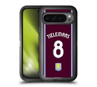 Head Case Designs Licenza Ufficiale Aston Villa Football Club Youri Tielemans Kit Giocatore 2024/25 con Stemma Custodia Antiurto Ultra Blindata Compatibile con Google Pixel 9 PRO XL