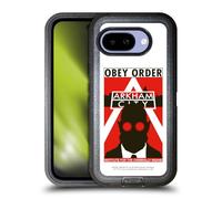 Head Case Designs Licenza Ufficiale Batman Arkham City Hugo Strange Obey Order Grafiche Custodia Antiurto Ultra Blindata Compatibile con Google Pixel 9A