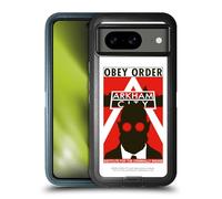 Head Case Designs Licenza Ufficiale Batman Arkham City Hugo Strange Obey Order Grafiche Custodia Antiurto Ultra Blindata Compatibile con Google Pixel 8