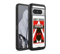 Head Case Designs Licenza Ufficiale Batman Arkham City Hugo Strange Obey Order Grafiche Custodia Antiurto Ultra Blindata Compatibile con Google Pixel 8 PRO