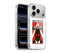 Head Case Designs Licenza Ufficiale Batman Arkham City Hugo Strange Obey Order Grafiche Custodia in Gel [Protezione di Grado Militare] Compatibile con Apple iPhone 17 PRO E Compatibile con MagSafe