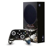 Head Case Designs Licenza Ufficiale Batman Arkham Knight Arte Chiave Grafiche Pacchetto Console Da Gioco Wrap E Pelle Per Controller Compatibile con Xbox Series S Console & Controller Bundle