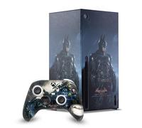 Head Case Designs Licenza Ufficiale Batman Arkham Knight Batman Grafiche Pacchetto Console Da Gioco Wrap E Pelle Per Controller Compatibile con Xbox Series X