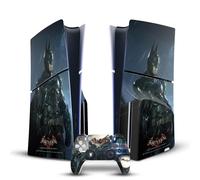 Head Case Designs Licenza Ufficiale Batman Arkham Knight Batman Grafiche Vinile Sticker Gaming Pelle Adesivo Compatibile con Sony Playstation 5 PS5 Slim Disc Edition Console & DualSense Controller