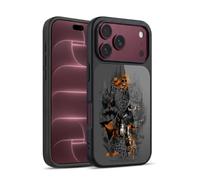 Head Case Designs Licenza Ufficiale Batman Arkham Knight La città della paura Scarecrow Grafiche Cover in gel rinforzata [Protezione di Grado Militare] Compatibile con Apple iPhone 18 Pro