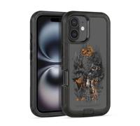Head Case Designs Licenza Ufficiale Batman Arkham Knight La città della paura Scarecrow Grafiche Custodia Antiurto Ultra Blindata compatibile con Apple iPhone 16