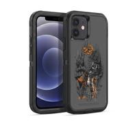 Head Case Designs Licenza Ufficiale Batman Arkham Knight La città della paura Scarecrow Grafiche Custodia Antiurto Ultra Blindata compatibile con Apple iPhone 12 / iPhone 12 Pro