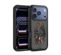 Head Case Designs Licenza Ufficiale Batman Arkham Knight La città della paura Scarecrow Grafiche Custodia Antiurto Ultra Blindata compatibile con Apple iPhone 17 Pro