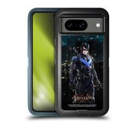 Head Case Designs Licenza Ufficiale Batman Arkham Knight Nightwing Personaggi Custodia Antiurto Ultra Blindata Compatibile con Google Pixel 8