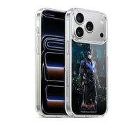 Head Case Designs Licenza Ufficiale Batman Arkham Knight Nightwing Personaggi Custodia in Gel [Protezione di Grado Militare] Compatibile con Apple iPhone 17 PRO E Compatibile con MagSafe