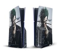 Head Case Designs Licenza Ufficiale Batman Arkham Origins Joker Arte Chiave Vinile Sticker Gaming Pelle Adesivo Compatibile con Sony Playstation 5 PS5 Slim Disc Edition Console
