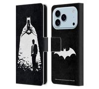Head Case Designs Licenza Ufficiale Batman DC Comics Alter Ego Bats Dualità Custodia Portafoglio in Pelle Compatibile con Apple iPhone 17 PRO