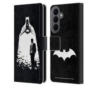 Head Case Designs Licenza Ufficiale Batman DC Comics Alter Ego Bats Dualità Custodia Portafoglio in Pelle Compatibile con Samsung Galaxy S26 Plus