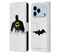 Head Case Designs Licenza Ufficiale Batman DC Comics Alter Ego Paesaggio Cittadino 2 Dualità Custodia Portafoglio in Pelle Compatibile con Apple iPhone 17 PRO
