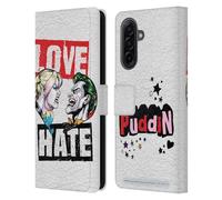 Head Case Designs Licenza Ufficiale Batman DC Comics Amore Odio Joker Harley Quinn Grafiche Custodia Portafoglio in Pelle Compatibile con Samsung Galaxy A17 4G / 5G