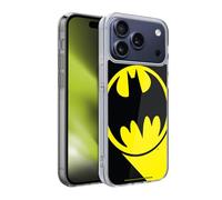 Head Case Designs Licenza Ufficiale Batman DC Comics Bat Signal Logos Custodia in Gel [Protezione di Grado Militare] Compatibile con Apple iPhone 17 PRO