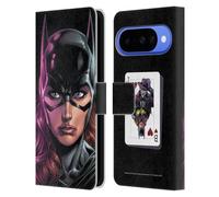 Head Case Designs Licenza Ufficiale Batman DC Comics Batgirl Three Jokers Custodia Portafoglio in Pelle Compatibile con Google Pixel 10