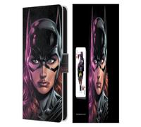Head Case Designs Licenza Ufficiale Batman DC Comics Batgirl Three Jokers Custodia Portafoglio in Pelle Compatibile con Samsung Galaxy S25 Fe