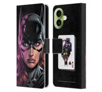 Head Case Designs Licenza Ufficiale Batman DC Comics Batgirl Three Jokers Custodia Portafoglio in Pelle Compatibile con Apple iPhone 17
