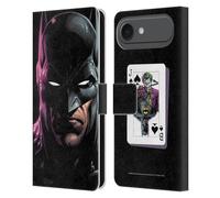 Head Case Designs Licenza Ufficiale Batman DC Comics Batman Three Jokers Custodia Portafoglio in Pelle Compatibile con Apple iPhone 17 Air