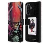 Head Case Designs Licenza Ufficiale Batman DC Comics Cappuccio Rosso Three Jokers Custodia Portafoglio in Pelle Compatibile con Samsung Galaxy A17 4G / 5G