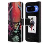 Head Case Designs Licenza Ufficiale Batman DC Comics Cappuccio rosso Three Jokers Custodia Portafoglio in Pelle Compatibile con Google Pixel 10