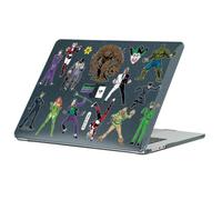 Head Case Designs Licenza Ufficiale Batman DC Comics Cattivi Grafica Custodia Laptop Nero con Glitter Armatura Cristallo Compatibile con MacBook Air 13.6" M2 A2681/M3 A3113/M4 A3240 2022/2024/2025