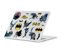 Head Case Designs Licenza Ufficiale Batman DC Comics Character Art And Logos Grafica Custodia Laptop Trasparente con Glitter Compatibile con MacBook Air 13.6" M2 A2681/M3 A3113/M4 A3240 2022/2024/2025