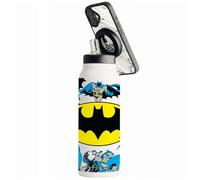 Head Case Designs Licenza Ufficiale Batman DC Comics Classic Character Art Bianco Borraccia termica in acciaio inossidabile con supporto magnetico per telefono compatibile con gli accessori MagSafe