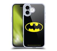 Head Case Designs Licenza Ufficiale Batman DC Comics Classico Logos Custodia in Gel [Protezione di Grado Militare] Compatibile con Apple iPhone 16 E Compatibile con MagSafe
