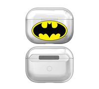 Head Case Designs Licenza Ufficiale Batman DC Comics Classico Logos Trasparente Dura Cristallina Compatibile con Apple AirPods PRO 2 Charging Case