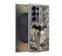 Head Case Designs Licenza Ufficiale Batman DC Comics Collage Logo Sdrucito Hush Custodia in Gel [Protezione di Grado Militare] Compatibile con Samsung Galaxy S25 Ultra E Compatibile con MagSafe
