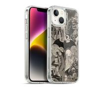 Head Case Designs Licenza Ufficiale Batman DC Comics Collage Logo Sdrucito Hush Custodia in Gel [Protezione di Grado Militare] Compatibile con Apple iPhone 14