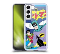 Head Case Designs Licenza Ufficiale Batman DC Comics Copertina A Fumetti Bat-Manga! Custodia in Gel [Protezione di Grado Militare] Compatibile con Samsung Galaxy S22 5G E Compatibile con MagSafe