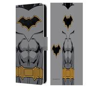 Head Case Designs Licenza Ufficiale Batman DC Comics Costume Rinascita Logos Custodia Portafoglio in Pelle Compatibile con Samsung Galaxy S25 Fe