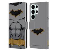 Head Case Designs Licenza Ufficiale Batman DC Comics Costume Rinascita Logos Custodia Portafoglio in Pelle Compatibile con Samsung Galaxy S26 Ultra