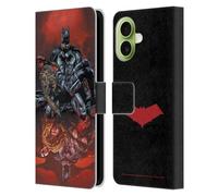 Head Case Designs Licenza Ufficiale Batman DC Comics E i fuorilegge #17 Red Hood Custodia Portafoglio in Pelle Compatibile con Apple iPhone 17
